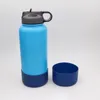Funda protectora de silicona tapa de tapa para vacío aislado de acero inoxidable taza de viaje vaso botella de agua antideslizante inferior Mats WX9-1207