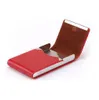 Smoking Accessories Cigarette Case Cigar Storage Box Stainless Steel Multifunction Card Cases PU Tobacco Holder GB283