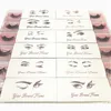 Mink Eyelashes Vendor Lash Logo for Private Sticker Label Used for Mink Lashes Natural 3D Mink Eyelashes False Lashes7271727
