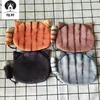 Designer-cute gato moeda bolsas para meninas desenhos animados carteira de veludo mulheres maquiagem bolsa de bolsa de bolsa de bolsa para crianças zíper cosmético saco atacado