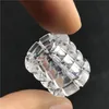 Insert de nœud de diamant en diamant en diamant de 15 mm 25 mm 25 mm avec 4 tours réacteur de noyau pour l xl xxl quartza banger ongles à eau fumer