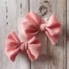 New Europe Neonate Big Bow Fermaglio per capelli Bambini Bowknot Barrette 2 pezzi Set Barrettes Accessorio per capelli per bambini 14942