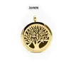 316L stainless steel hollow life tree aromatherapy necklace personality essential oil pendant