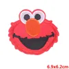 Prajna Anime Sesame Street Acessório Patch Cookie Monster Elmo Big Bird Cartoon Ferrando manchas bordadas para roupas para crianças