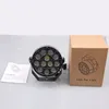 12W RGBW DMX512 أدى الاسمية ضوء الصوت المنشط ديسكو دي جي أدى المرحلة الإضاءة ل حفل الزفاف ktv شريط العارض مصباح