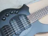 Left-hand Electric Bass Guitar with 2 H Pickups,5 Strings,Black Pickguard/Hardwares,Rosewood Fretboard,offer customized