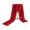 luxury- Winter Warm Scarf Men Wool Tassel double Fine Chiese Red Scarves Men Winter New Fashion Cashmere Scarf for Men Shawls and wraps