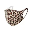 Maschere per il viso mimetiche leopardate Maschera anti-polvere per la bocca del vento Lavabile traspirante Outdoor Cyling Maschera protettiva per biciclette Maschere per feste RRA3072