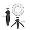 4.6Inch dimbare Desktop Selfie LED Ring Licht Lamp Wittripod Stand Camera Ringlamp voor Vlog YouTube Video Live Photo Fotografie Studio