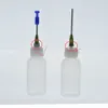 Plastic Squeeze Bottles 1oz, 2oz, 10ml Syringe, 4 "1" 0.5 "14G Dispenser Needle Applicators for Gun Oil Pack of 3