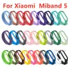 28 Xiaomi Mi Bant için Renk Tuzağı 5 Silikon Bilek Bilgisi Yedek Değiştirme TPU Xiomi Mi Band5 Miband için Silikon Kayış 5 Bilezik 5 Bilezik