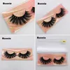 3D Mink Ögonfransar Partihandel Naturliga lösögonfransar 3D Mink Fransar Mjuk make up Förlängning Makeup Fake Eye Fransar 3D-serien