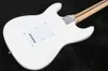 Custom Richie Sambora signature white ST electric guitar Floyd Rose Tremolo hammer and lock nut, star inlay, SSH pickup