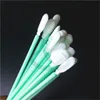 1000pcs Lint free Non-sterile textile tipped Applicators/Swabs with polypropylene shaft for precision cleaning small tight areas