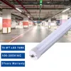 Cnsunway Lighting T8 8ft LED-glödlampor Ballast Bypass 45Watt, 4800LUMENS 4000K Dagsljus glöd frostat täckning FA8 Enkel pin LED-rör ljus 12-pack