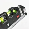 Multiuso Laser Level Horizon Vertical misura di nastro Aligner Bolle Righello multifunzione laser strumento livello del laser livellatore LV03