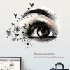 Big Eye Art Wall Sticker Decorazioni per la casa rimovibili