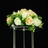 結婚式の装飾のための新しいスタイルのアクリルの花の立場の結婚式の装飾的な中心的なセールSenyu0376