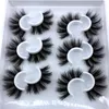 NOVO 6 pares 100% real Mink cílios 3D Natural cílios postiços 3d Mink Lashes macia pestana Extensão Kit de maquiagem Cílios