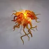 Moderne OEM Mondgeblazen Borosilicaat Lampen Amber Gekleurde Stijl Craft Leuke Lamp Art Glas 30*50 cm Wandlamp Decor