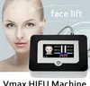 Vmax hifu maskin hög intensitet fokuserad ultraljud hifu ansikte lyfter rynk borttagning med 1,5 mm, 3,0 mm, 4,5 mm patroner ce