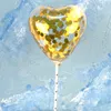 Valentine's day love heart Balloon Sequins bling cake balloons Festival Birthday Party Supplies decoration Wedding paillette Airballoon