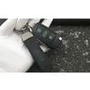 Porte-clés en cuir noir mat avec Logo M de voiture, 1 pièce, porte-clés pour 7542494
