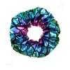 Shiny Mermaid Laser Haar Scrunchy Elastische Haar Tand Touw Bobble Band Vrouwen Meisjes Haarbanden Scrunchies PonyTail Holder Haar AccesseriesC121801