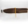Elibess varumärke 1g Strand 150g Brasiliansk förordnad 1624 tum naturlig jungfru rak Keratin Itip Human Hair Extensions Gratis frakt
