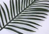 Künstliche Kunststoffblätter, grüne Pflanzen, gefälschte Palmenblätter, Grün für Blumenarrangements, Flore, Hochzeitsdekoration GB117