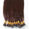 Brasilianska Nano Tips Mänskliga hårförlängningar Straight Double Drawn 1g / strand 100g 16 "till 26" 100% Virgin Human Hair Top Quality VMAe Hair