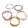 Wholesale 100pcs Double Layer Flat Elastic Hair Bands Rubber Ring for Girl Scrunchies Hair Rope Tie Headwear Hair Accessories