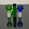 Rury dymowe Hookah Bong Glass Rig Oil Water Bongs Wolna szklana bąbelka Zestaw palenia