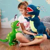 45/60cm cute tyrannosaurus dinosaur doll doll tyrannosaurus Plush toy children sleeping pillow boy birthday gift