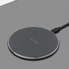 K8 QI Draadloze oplader Pad 10W Super Ultra Fast Charging Dock Aluminium Metalen Lichaam Universeel voor alle QI-smartphones MQ50