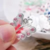 Kleine vlinder emaille charme kralen diy voor sieraden maken sleutelhanger hanger ketting armband 7 kleuren charms bead mix kleur