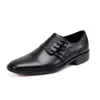Leer nieuwe zaken echte oxfords mode bruiloft feest mannelijke jurk veter kantoor formele mannen schoenen schoenen 5324