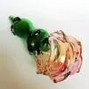 Großhandel Neue Rose Glas Handpfeifen Glas Tabakpfeifen Rauchpfeifen Erstaunliches Design Löffelpfeife Dab Werkzeuge für trockene Kräuter