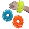 TPR Soft Toys Stretch Spaghetti String Nudlar Sensory Toy Furry Ball Armband Autism Lägg till ADHD Classroom Tools