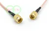 30PCS 15CM cable SMA male plug to SMA male plug straight crimp RG316
