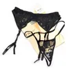 2018 nieuwe aankomst sexy lingerie vrouwen \ \\ 's kant ribbelband / kous jarretel met g-string string voor vrouwen