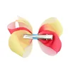 W dziecięcej dekoracji Włosy Zestaw Najnowsze Styl Swia Walped Kwiaty 3 Kolory Karty Bowknot Klips do włosów Baby Headdress Poliester Multicolor Bow