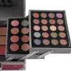 Make-uppaletten Set Matte Shimmer Oogschaduw Gezichtspoeder Lippenstift Professionele Make-up Kit Bronzer Blusher2227707