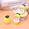 [DDisplay]Velvet Pineapple Shape Ring Jewelry Box Cartoon Fruit Yellow Necklace Standing Holder Lovely Earring Studs Holder Jewelry Case