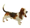 (Arts and Crafts Figurine - Stały Szczeniak Rzeźba 6 cali Basset Hound Statue dla miłośników psa