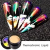 Zucker thermochromer Gel flüssiger Nagel Stimmungsfarbe polnischer Kunstfarbe braucht schwarze Basis Einweichen UV15906026