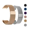 20mm 22mm Milanese Loop Watchband Strem för Samsung Galaxy Watch 46mm 42mm Aktiv 44mm Rostfritt stålband för kugghjul S3 S2