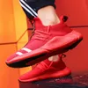 Vente chaude femmes en cours d'exécution hommes noir blanc rouge hiver chaussures de jogging formateurs sport baskets marque maison fabriquée en Chine taille 392 Cha223 Cha 72624