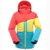 Whole-SAENSHING New Girls Snow Jacket Women Ski Clothing Cotton Pad Warm Waterproof Ski Jacket Winter Outdoor Skiing And Snowb2483