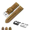 Genuine Calf Leather Watch Strap Bracelet Watch Bands Assolutamente Brown Watchband for Pane rai 22mm 24mm 26mm